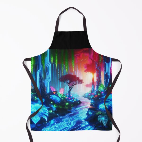 Item preview, Neon Gamer World fantasy art designed and sold by EmeraldeaArt.