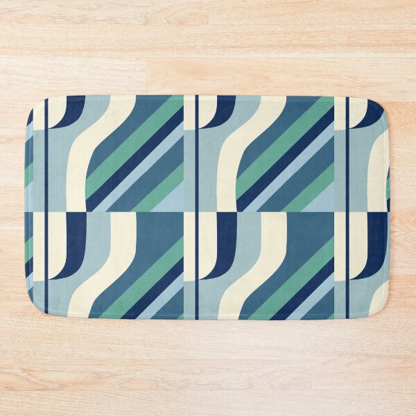 Artikelvorschau, Space Age Stripe Blues entworfen und verkauft von Gene Brown Designs.