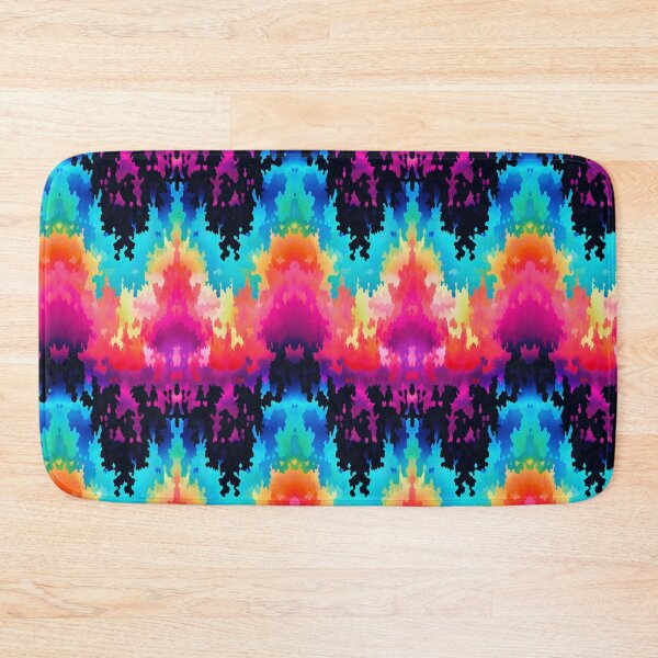 Item preview, Vibrant Pixel Inkblot designed and sold by fabinthelab.