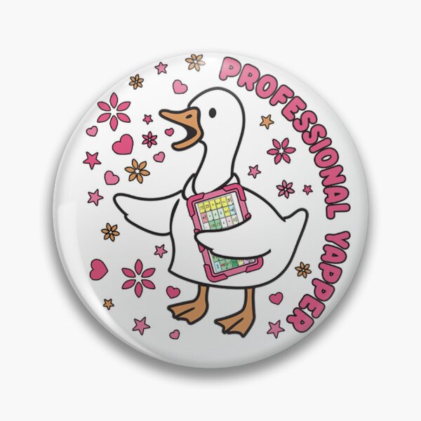 Item preview, Professional Yapper – Funny Goose with AAC Device Cute Communication Design for SLP Speech Therapy Assistant designed and sold by tcvnguyen.