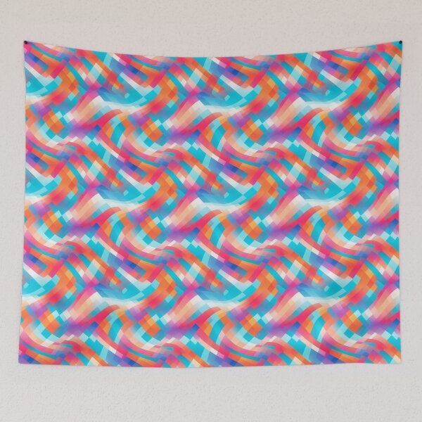 Item preview, Retro Waves Fusion designed and sold by fabinthelab.