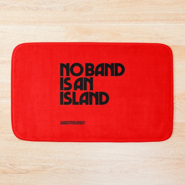 Item preview, No Band Is an Island - West Midlands - John Donne (Black logo) designed and sold by West Midlands Church of Merch.