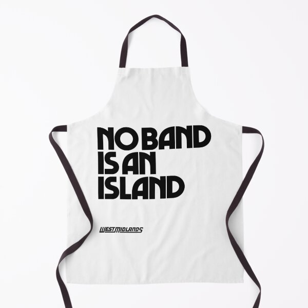 Item preview, No Band Is an Island - West Midlands - John Donne (Black logo) designed and sold by West Midlands Church of Merch.