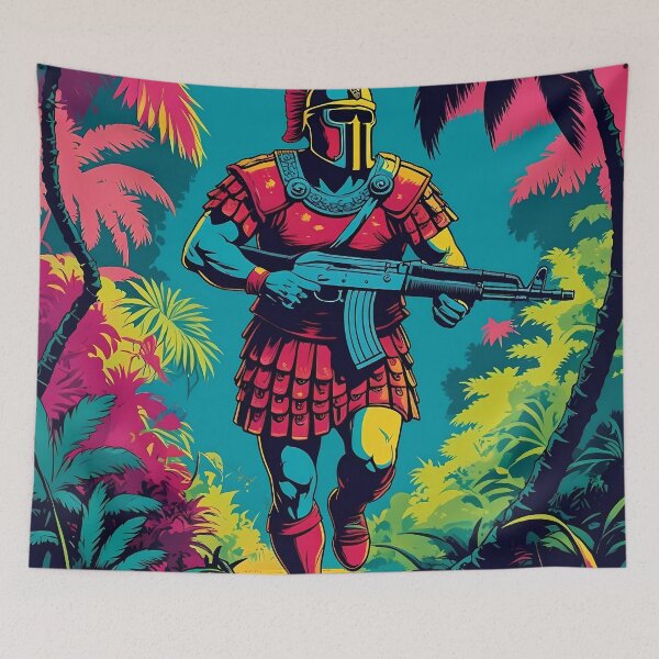 Item preview, The Soldier - Pop art Roman soldier - Scythianshead design  designed and sold by Scythianshead .