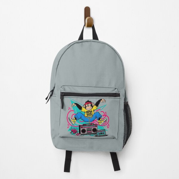 Item preview, Spin the Beat – Retro Breakdance Monkey Cartoon designed and sold by BukJus.