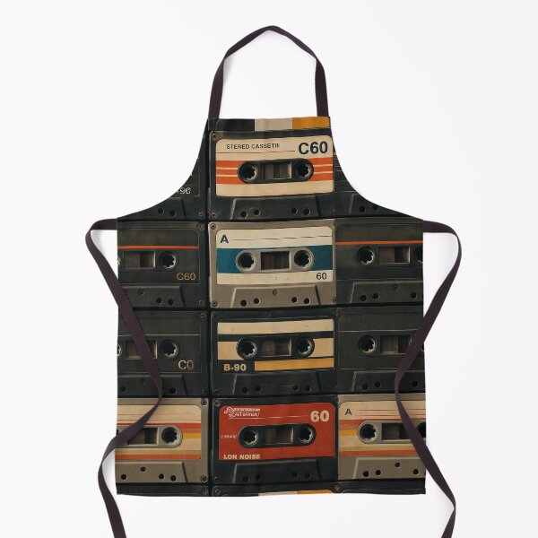 Item preview, Retro Mixtape Grid – Vintage Cassette Collection designed and sold by Zenvo.