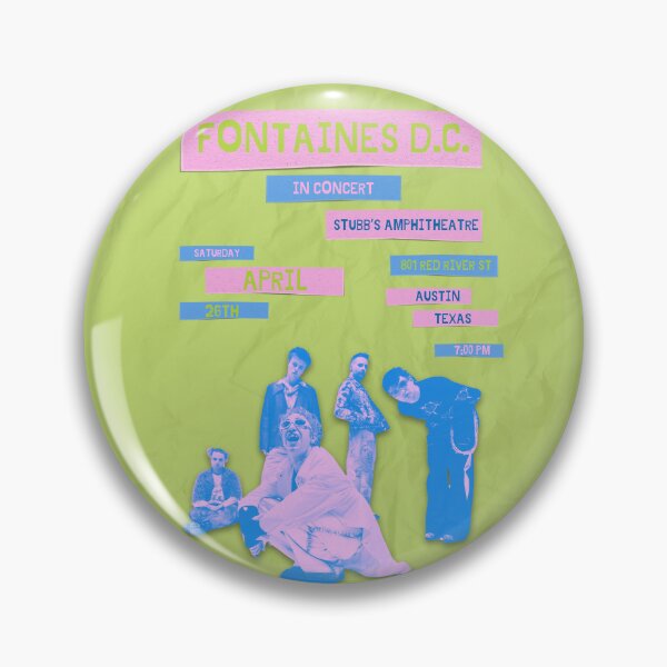 Item preview, Fontaines D.C. Concert Poster designed and sold by sofilroy.