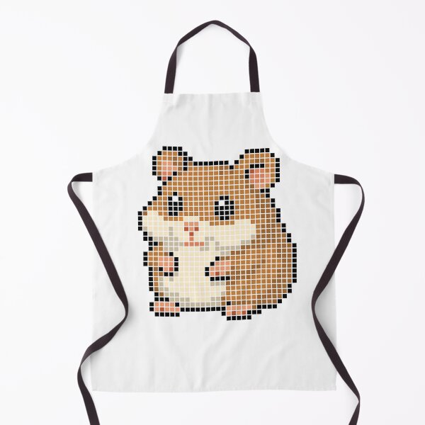 Item preview, Pixeled hamster (cinnamon) designed and sold by Brain Fart Buffet.