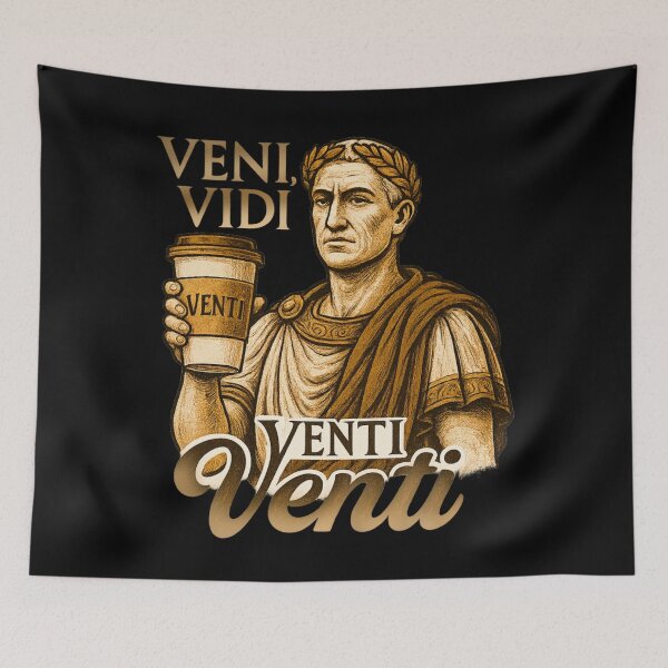 Item preview, Julius Caesar – Veni, Vidi, Venti | Funny Roman History Design designed and sold by Neonyx2020.