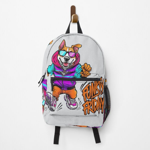 Item preview, Funky Friday – Subway Dog in Retro Jacket | Street Vibes Unleashed designed and sold by BukJus.