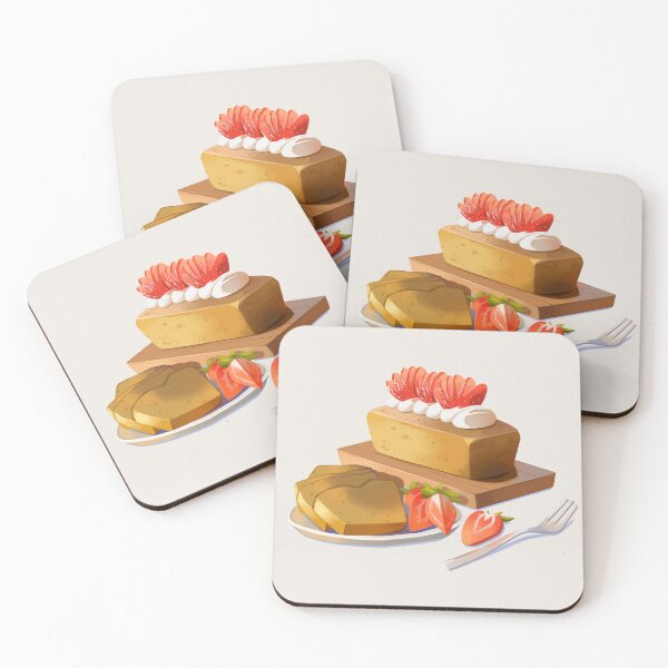 Item preview, Strawberry pound cake designed and sold by namocchiart.
