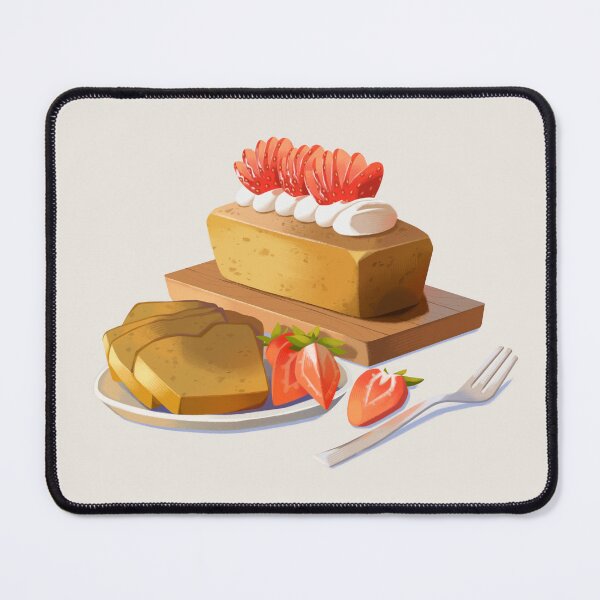 Item preview, Strawberry pound cake designed and sold by namocchiart.