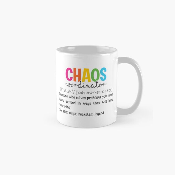 Item preview, Chaos Coordinator Definition Rainbow Multicolor Quote for Teachers or Parents designed and sold by Audriclaf.