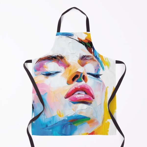 Item preview, 80's inspired abstract face painting designed and sold by AngelottiCR.