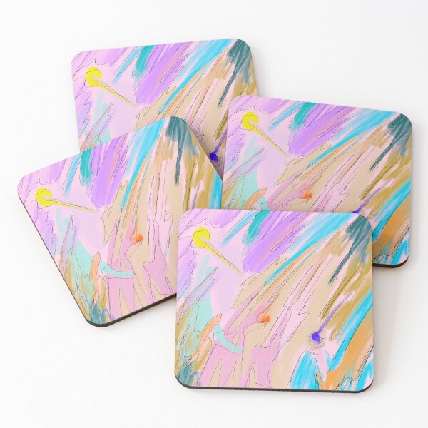 Item preview, Abstract Color Explosion – Modern Digital iPad Artwork designed and sold by SUFT.