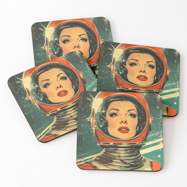 Item preview, pin up space woman designed and sold by Nomad2727.
