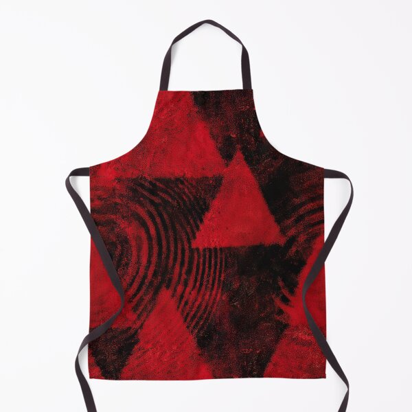 Item preview, Distressed Red Triangles With Echo Marks Pattern designed and sold by bubblegoth.