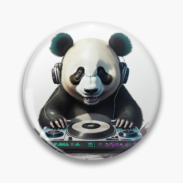 Artikelvorschau, Pandabär-DJ im urbanen Stil entworfen und verkauft von elkuni.