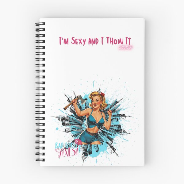 Item preview, Blonde I'm sexy and I throw it backpack  - Axe Knife Hatchet Throwing T-Shirt Gifts designed and sold by Bad Girlz Axe.