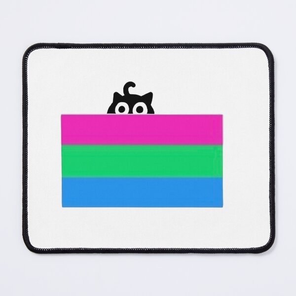 Item preview, Cat Polysexual pride designed and sold by Dragon’s Den Designs.