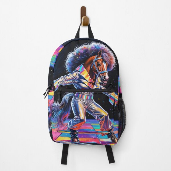 Item preview, Funky Night Fever – Disco Horse on LED Floor designed and sold by BukJus.