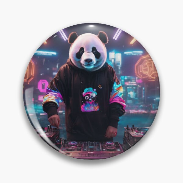Artikelvorschau, Pandabär-DJ, Streetwear-Stil entworfen und verkauft von elkuni.