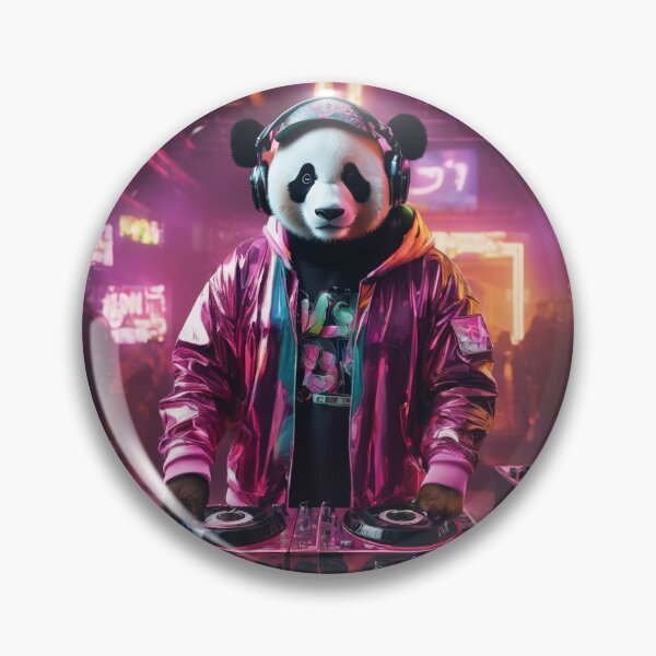 Artikelvorschau, Pandabär-DJ, Streetwear-Stil entworfen und verkauft von elkuni.