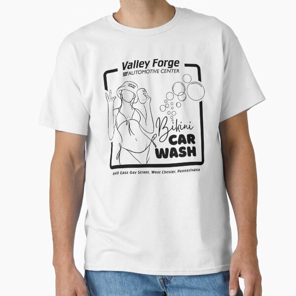 Item preview, Valley Forge Bikini Car Wash Dark designed and sold by ReferenceShirts.