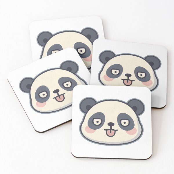 Item preview, Funny Panda Logo – Cute Derpy Face with LeL Text designed and sold by Panda LuL Art.