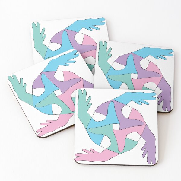 Item preview, Surreal Spinning Hands – Abstract Symmetry Art designed and sold by OBD-design.