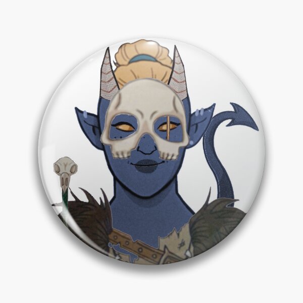 Item preview, Tiefling Warlock Gina designed and sold by Gina's Emporium.