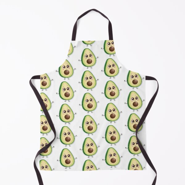 Item preview, A cartoon drawing of a avocado with a face - sticker designed and sold by elkuni.