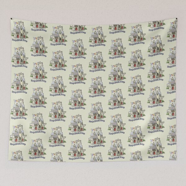 Item preview, Home Sweet Home with Drawing of Wonky House designed and sold by JoyfulWhimsy.