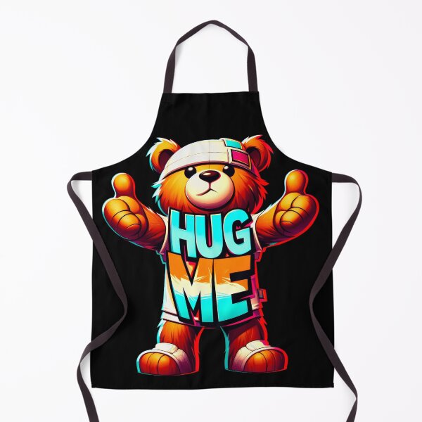 Item preview, Street Art teddy bear slogan : Hug Me designed and sold by NEUMANN ArtWear Boutique.