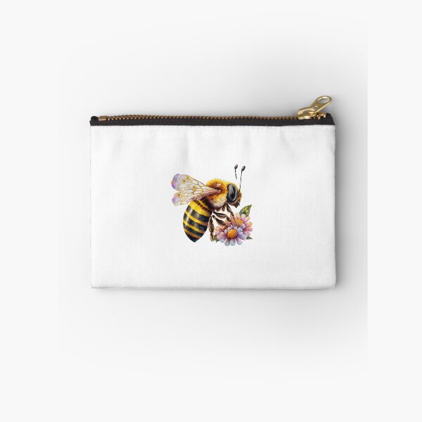 Item preview, "Honey Bee Delight | Cute Nature-Inspired Art" designed and sold by Mandayartstudio.