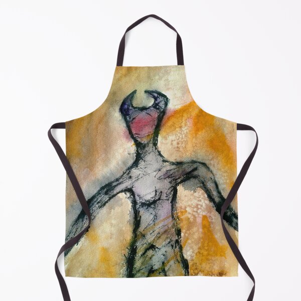 Item preview, Nyarlathotep Petroglyph – Surreal Lovecraftian Cave Horror Watercolor designed and sold by Victor Shadehorn.