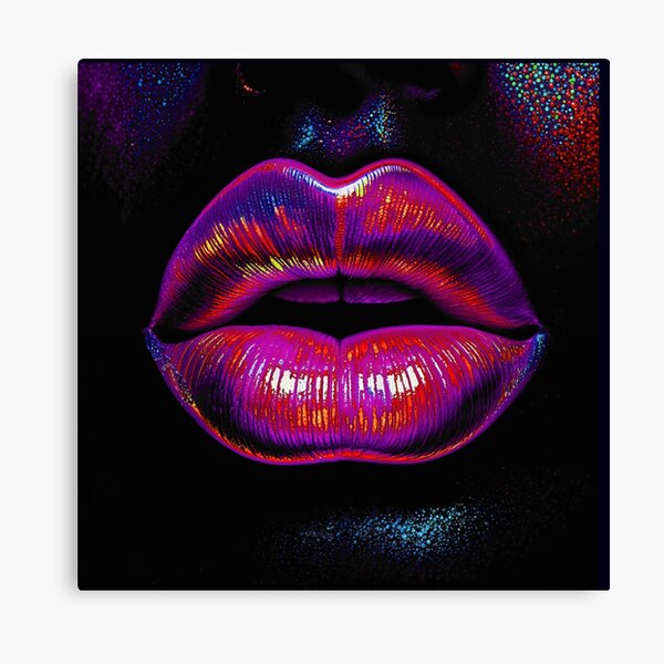 Item preview, Cyber Venus Lips – Colourful Lips Portrait        designed and sold by Artekinium.