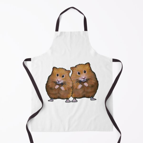 Item preview, Hamster Couple Cute Whimsical Art Two Hamsters designed and sold by JoyfulWhimsy.