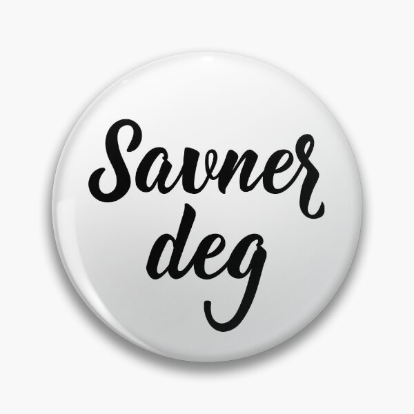Item preview, Savner deg. Miss you - Norwegian text designed and sold by pidzam4e.