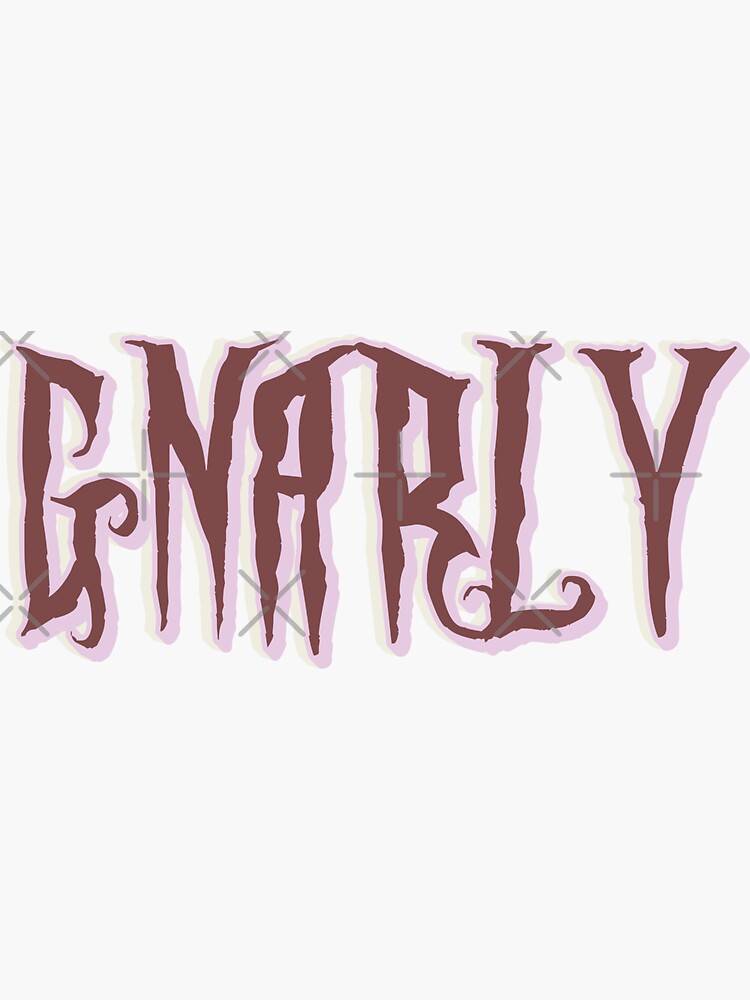 GNARLY ナーリー　ステッカー GNARLY