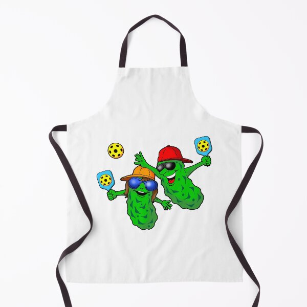 Item preview, Happy Pickleball Couple. Cartoon Character Logo. designed and sold by Uncle Steve The Cartoonguy's Pickleball Madness..