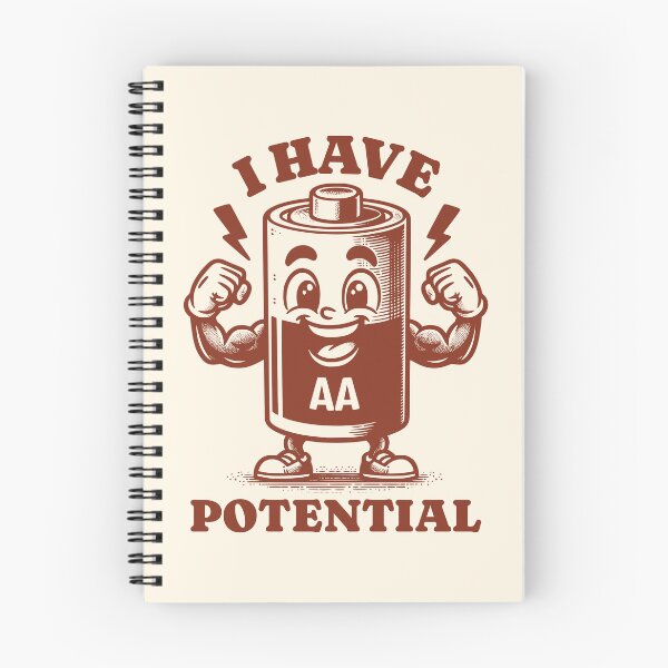 Item preview, I Have Potential Funny AA Battery Physics Humor designed and sold by KLArtzStore.