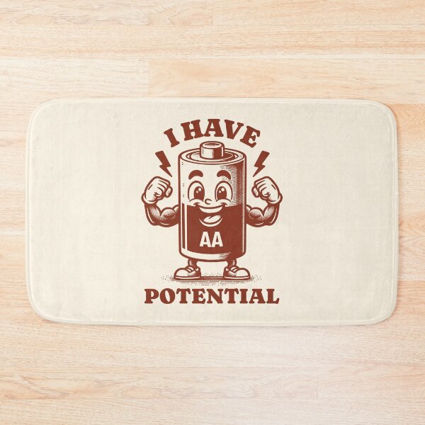 Item preview, I Have Potential Funny AA Battery Physics Humor designed and sold by KLArtzStore.