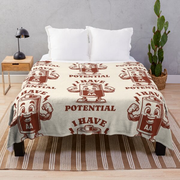 Item preview, I Have Potential Funny AA Battery Physics Humor designed and sold by KLArtzStore.