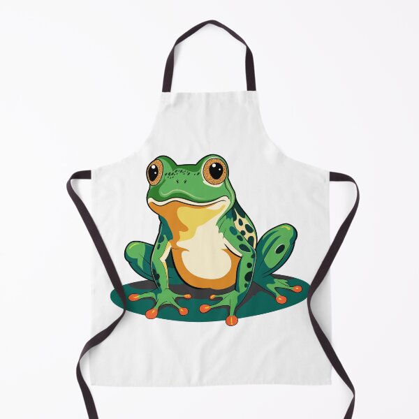 Item preview, Green Frog on the leaf designed and sold by Monimohandas.