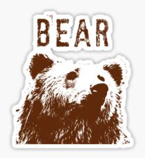 Brown Bear Sticker
