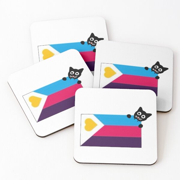 Item preview, Kitty Polyamorous pride designed and sold by Dragon’s Den Designs.