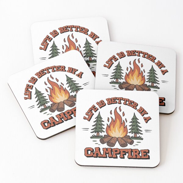 Item preview, Life Is Better By A Campfire – Vintage Campfire Design designed and sold by WayoftheWater.
