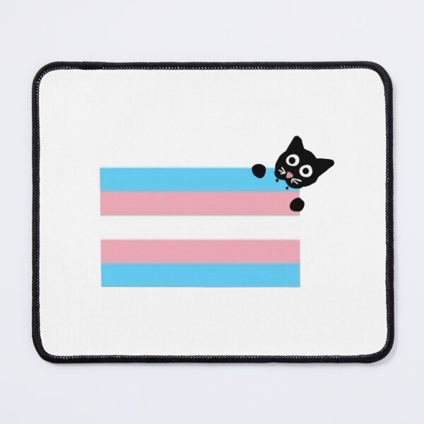 Item preview, Kitty Transgender pride designed and sold by Dragon’s Den Designs.