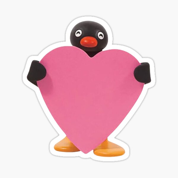 Vista previa del artículo con la obra «Corazón de Pingu», diseñado y vendido por mlyllg.